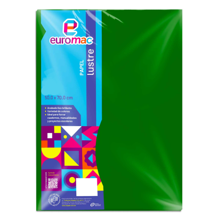 PAPEL LUSTRINA VERDE BANDERA                         27109