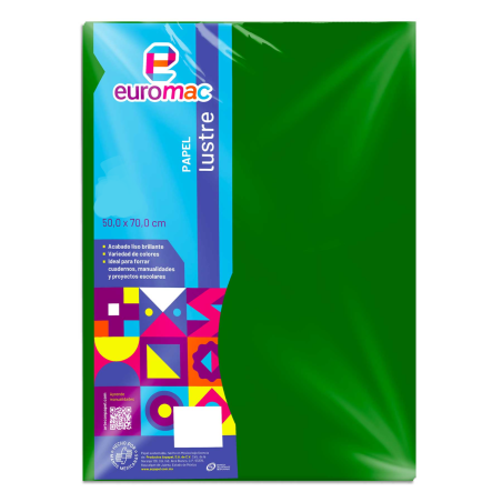 PAPEL LUSTRINA VERDE BANDERA                         27109