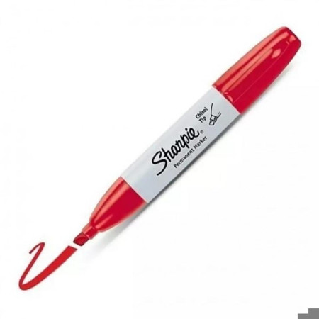 MARCADOR PERM.P/CINCEL ROJO SHARPIE CHISEL 133828