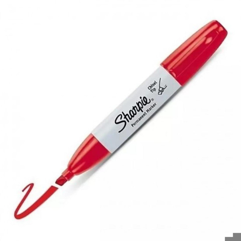 MARCADOR PERM.P/CINCEL ROJO SHARPIE CHISEL 133828