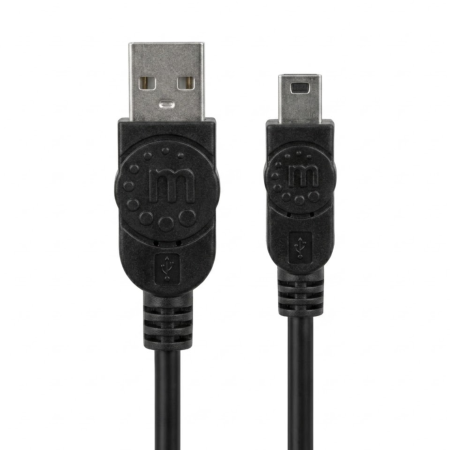 CABLE MANHATTAN USB A A MINI USB B 1M NEGRO CABLEMH322638