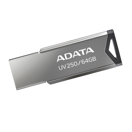 MEMORIA FLASH ADATA UV250 64GB USB2.0 PLATA AUV250-64G-RBK
