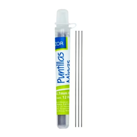 PUNTILLAS AZOR HB .7MM C/12 6407