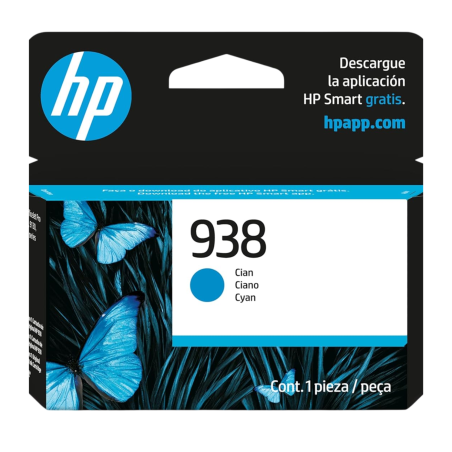 CARTUCHO TINTA HP 938 CIAN OFFICEJET PRO 9720 / 9730