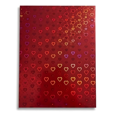 CARTULINA HOLOGRAFICA PE-CAR10H CORAZON 50X65CMS 230G 107209