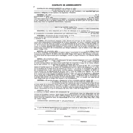 Contrato de Arrendamiento