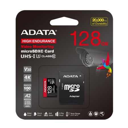 MEMORIA ADATA 128GB MICROSD HIGH ENDURANCE