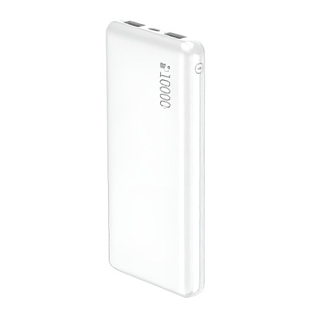 10,000mAh CARGADOR POWER BANK NEXTEP ULTRA LIGERA 10000 BLANCO NE-430B