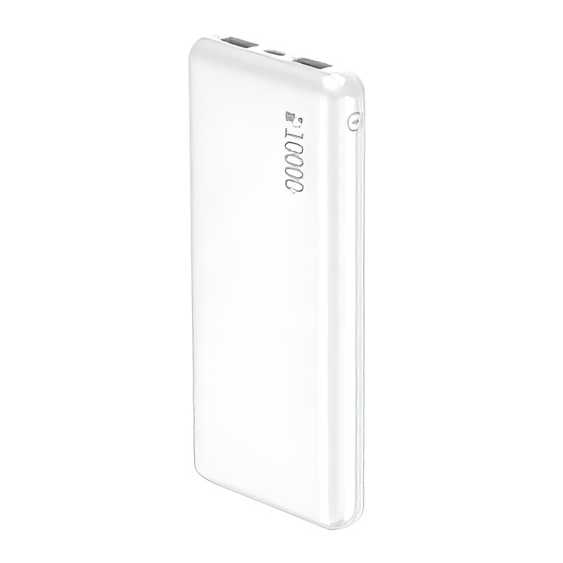 10,000mAh CARGADOR POWER BANK NEXTEP ULTRA LIGERA 10000 BLANCO NE-430B