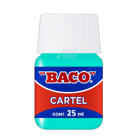 PINTURA CARTEL BACO 85 VERDE PASTEL 25ML FRASCO 158624