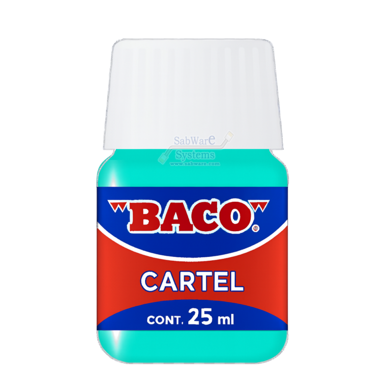 PINTURA CARTEL BACO 85 VERDE PASTEL 25ML FRASCO 158624