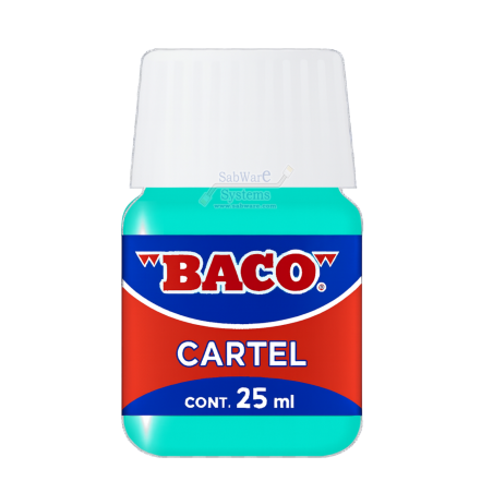 PINTURA CARTEL BACO 85 VERDE PASTEL 25ML FRASCO 158624