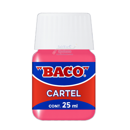PINTURA CARTEL BACO 59 ROSA MEXICANO 25ML FRASCO 158624
