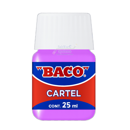PINTURA CARTEL BACO 83 LILA PASTEL 25ML FRASCO 158624