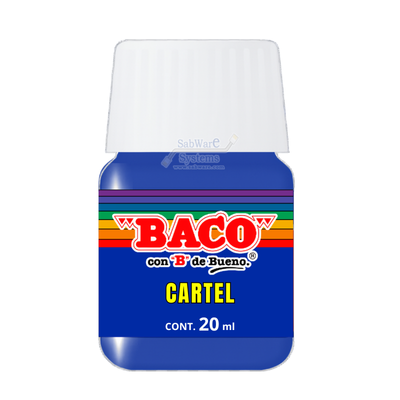 PINTURA BACO P/CARTEL AZUL COBALTO 65-A