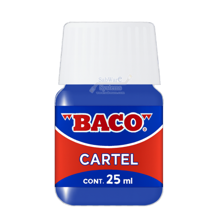 PINTURA CARTEL BACO AZUL COBALTO 25ML FRASCO 158624