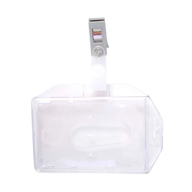 PORTA GAFETE SABLON 1001 PLASTICO C/BROCHE 6X9CM BL 75220