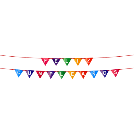 BANDERIN VM MA2142 HAPPY BIRTHDAY 153649