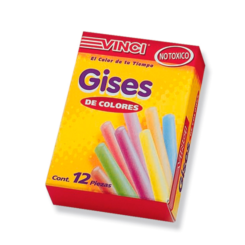 GIS MOLDEADO C/ 12 VINCI 2037 COLS SURTIDOS CAJA  49507