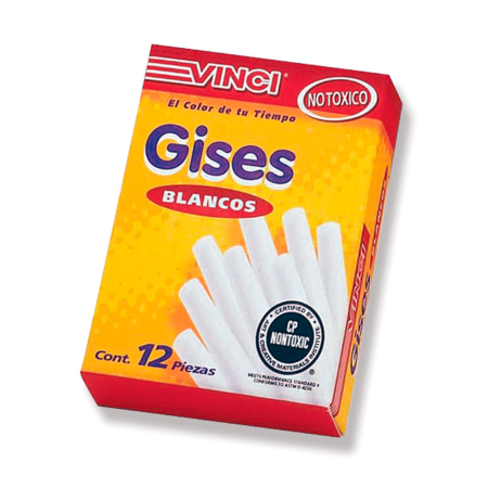 GIS MOLDEADO C/12 VINCI 2030 BLANCO CAJA  49501