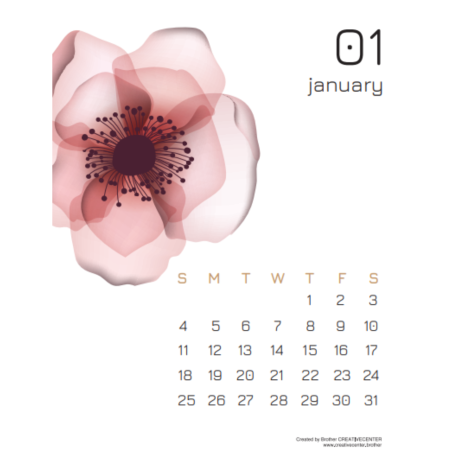Descarga Calendario Mensual En Ingles | Distintos Formatos
