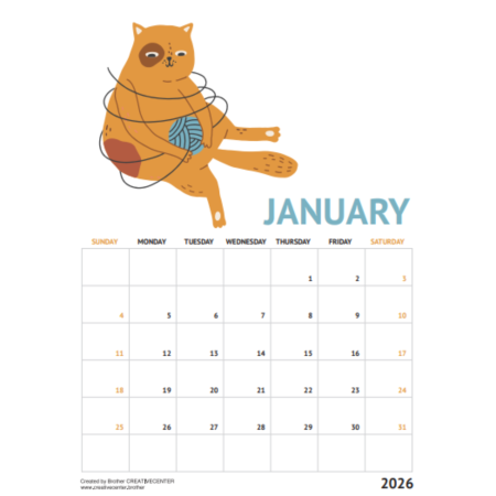 Descarga Calendario Mensual En Ingles | Distintos Formatos