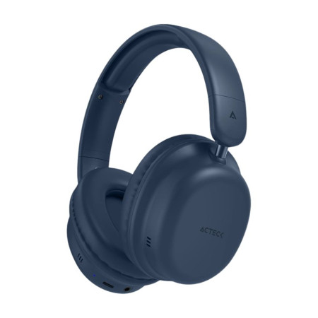 AUDIFONO DIADEMA ACTECK HONOUR 2 PLUS HP626 AZUL BLUETOOTH