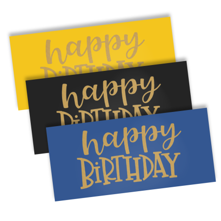 SOBRE CART ROUGE HAPPY BIRTHDAY P/BILLETE 1 PZA 110957