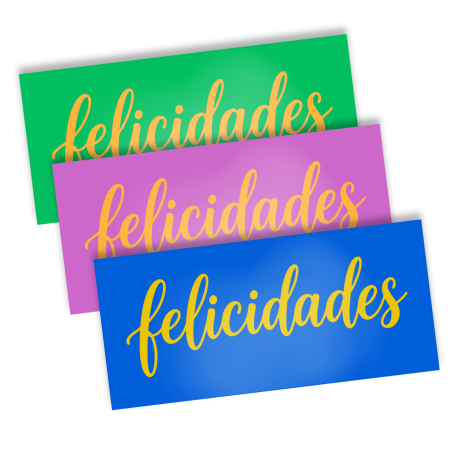 SOBRE CART. ROUGE FELICIDADES P/BILLETE 110959