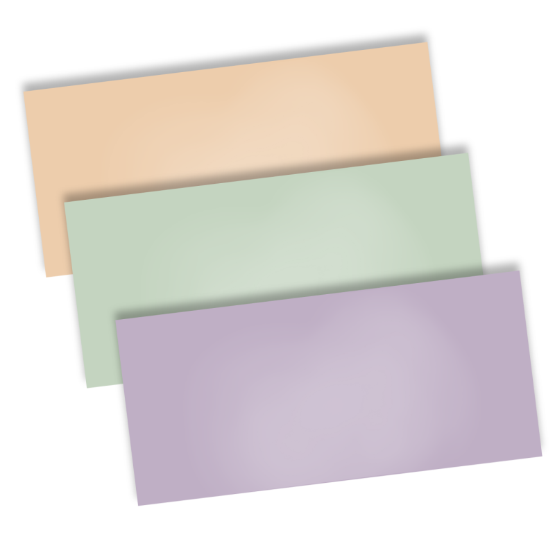 SOBRE CART. ROUGE SOFT COLORS P/BILLETE 110939