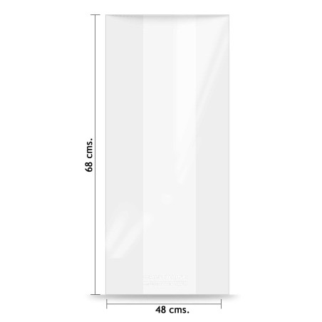 BOLSA DE CELOFAN GRANDE 48X68 LISA CRISTALINE 107927