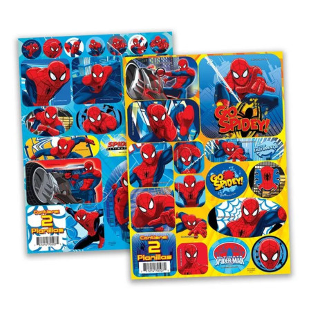 CALCOMANIA GRANDE 125 BLISTER C/2 SPIDERMAN 2963