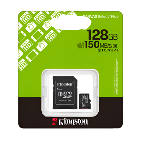 MEMORIA MICRO SD 128GB KINGSTON CANVAS SELECT A1 U1 150MB/S