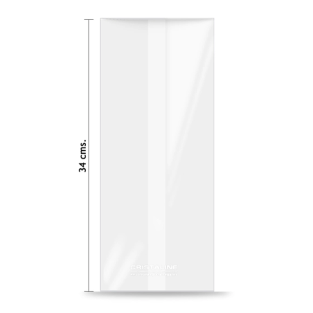 BOLSA POLI/BOPP CHICA CRISTALINE 24X34CM 107931