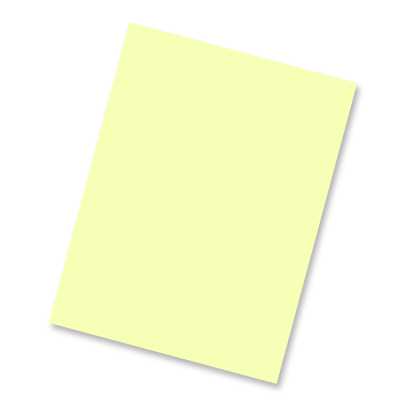 CART. BRISTOL COLS. 21.5 X 28 CMS. CARTA CANARIO 80703