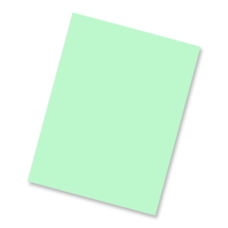 CART. BRISTOL COLS. 21.5X28CMS. CARTA VERDE 80703