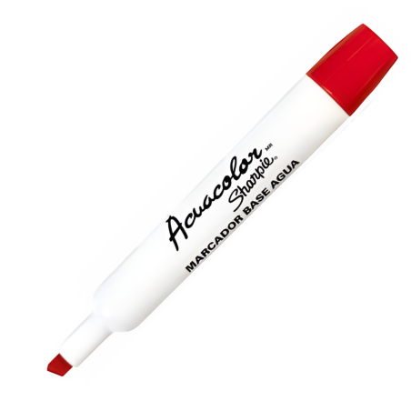 MARCADOR ACUACOLOR P/C SHARPIE ROJO ESCARLATA 84601