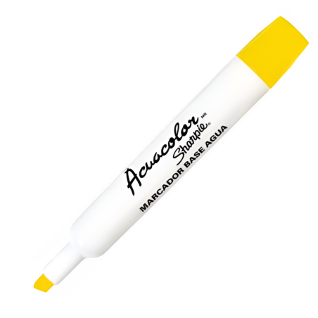 MARCADOR ACUACOLOR AMARILLO LIM M135000 P/CINCEL  84601