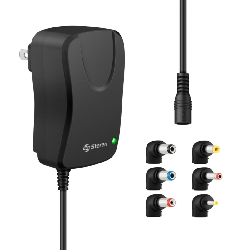 ELIMINADOR REGULADO 3-12V 2.5A 8 CONECT STEREN ELI-2500
