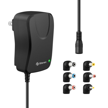 ELIMINADOR REGULADO 3-12V 2.5A 8 CONECT STEREN ELI-2500