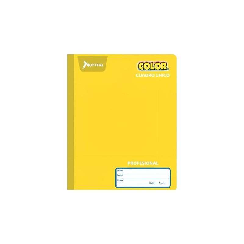 CUADERNO PROF COSIDO NORMA COLOR 360 581282 5MM 100HJ 134407