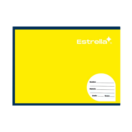 CUADERNO F.I. COSIDO ESTRELLA 0545 CUADRO 5MM 100H 049136