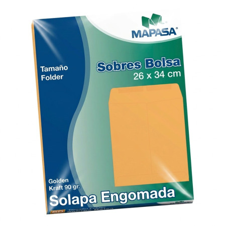 SOBRE BOLSA PANUCO MAPASA 60 IA0317 26X34CM 90G. 37511