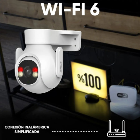 CAMARA DAHUA DH-P3B-PV IP PT WIFI 3MPX AUDIO BI SIRENA IP65