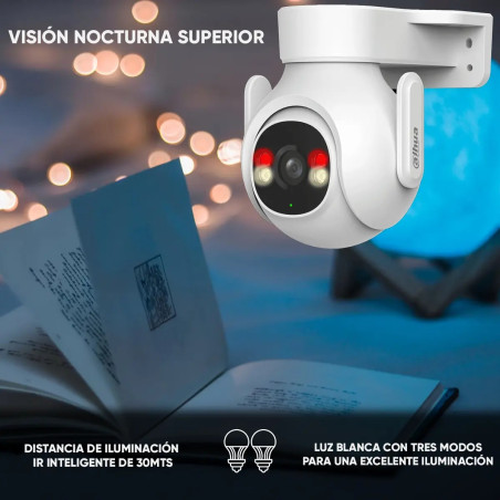 CAMARA DAHUA DH-P3B-PV IP PT WIFI 3MPX AUDIO BI SIRENA IP65