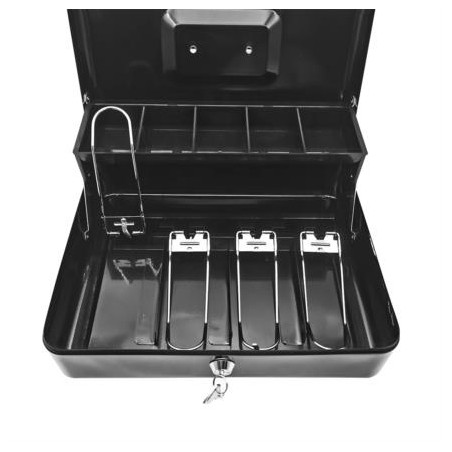 CAJA DINERO NEXTEP METALICA 30CM CLIP 4 BILLETES NE-161B