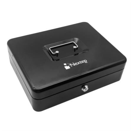 CAJA DINERO NEXTEP METALICA 30CM CLIP 4 BILLETES NE-161B