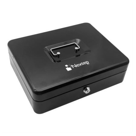 CAJA DINERO NEXTEP METALICA 30CM CLIP 4 BILLETES NE-161B