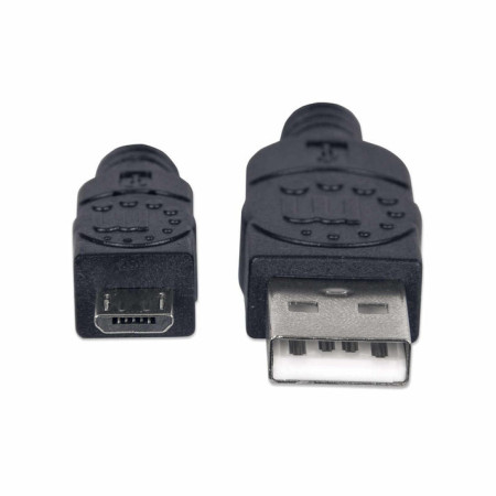 CABLE USB V2.0 A-MICRO B 1.8M NEGRO