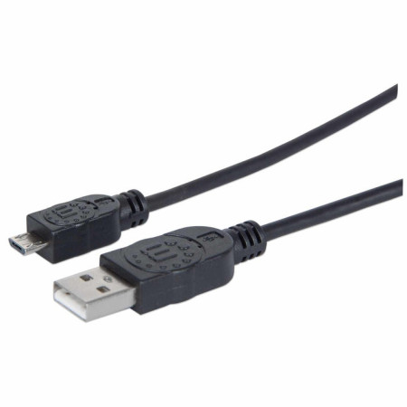 CABLE USB V2.0 A-MICRO B 1.8M NEGRO
